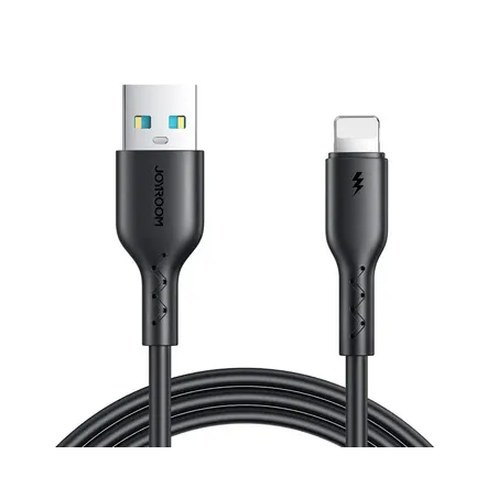 Cable Flash Charge USB to Lightning Joyroom SA26-AL3/ 3A / 1m (black)